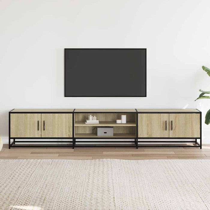 Dulap TV, stejar sonoma, 210x35x41 cm, lemn prelucrat - WALTI WALTI
