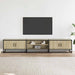 Dulap TV, stejar sonoma, 210x35x41 cm, lemn prelucrat - WALTI WALTI
