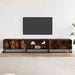 Dulap TV, stejar fumuriu, 210x35x41 cm, lemn prelucrat - WALTI WALTI