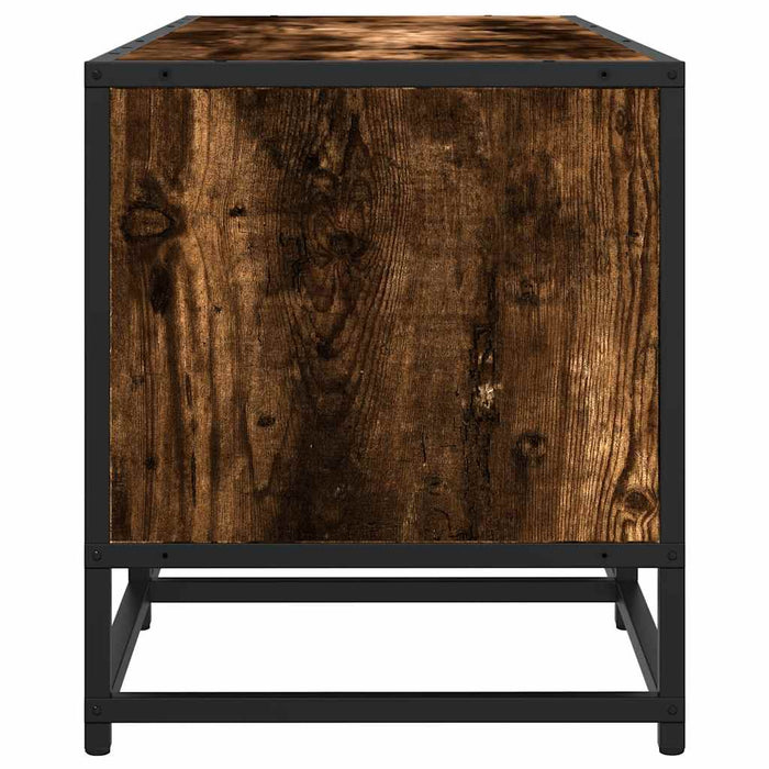 Dulap TV, stejar fumuriu, 210x35x41 cm, lemn prelucrat - WALTI WALTI