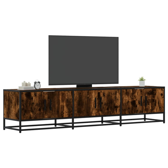 Comodă TV, stejar fumuriu, 180x35x41 cm, lemn prelucrat - WALTI WALTI