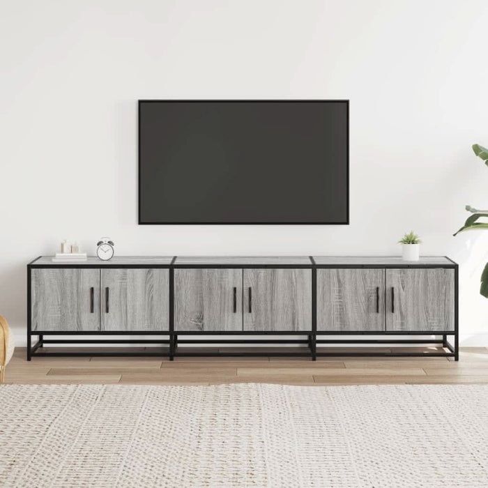 Dulap TV, gri sonoma, 180x35x41 cm, lemn prelucrat - WALTI WALTI