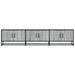 Dulap TV, gri sonoma, 180x35x41 cm, lemn prelucrat - WALTI WALTI
