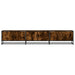 Dulap TV, stejar fumuriu, 210x35x41 cm, lemn prelucrat - WALTI WALTI