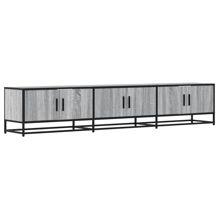 Dulap TV, gri sonoma, 210x35x41 cm, lemn prelucrat - WALTI WALTI