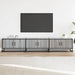 Dulap TV, gri sonoma, 210x35x41 cm, lemn prelucrat - WALTI WALTI