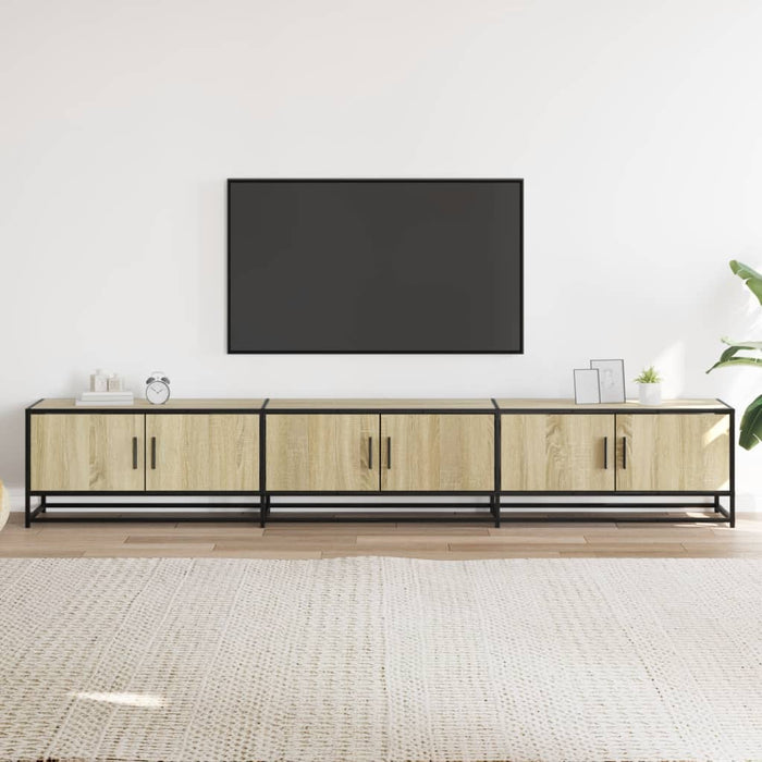 Dulap TV, stejar sonoma, 240x35x41 cm, lemn prelucrat - WALTI WALTI