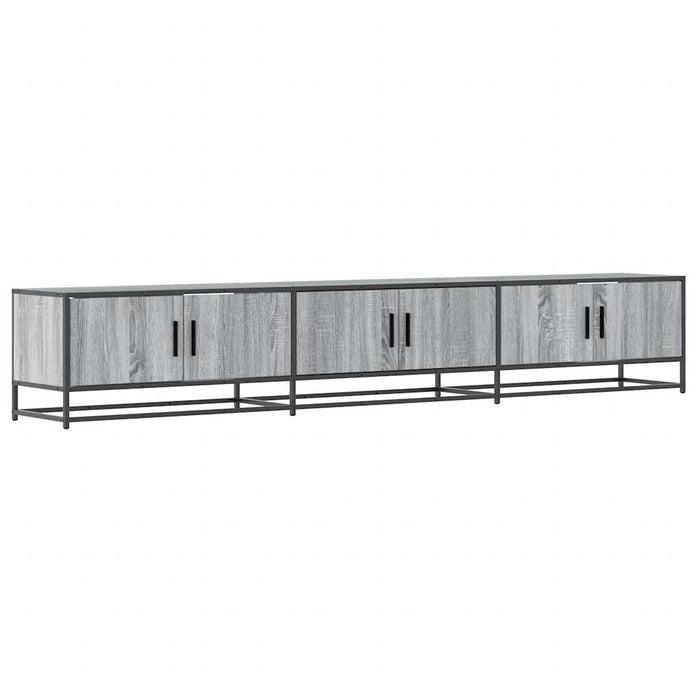 Dulap TV, gri sonoma, 240x35x41 cm, lemn prelucrat - WALTI WALTI