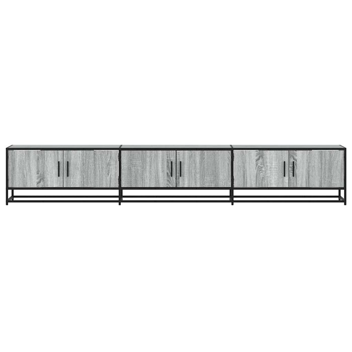 Dulap TV, gri sonoma, 240x35x41 cm, lemn prelucrat - WALTI WALTI
