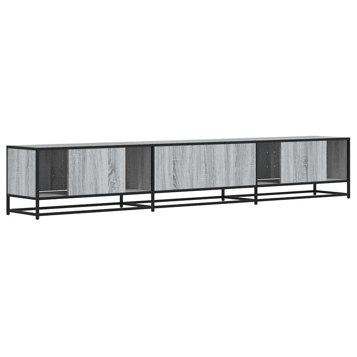 Dulap TV, gri sonoma, 240x35x41 cm, lemn prelucrat - WALTI WALTI