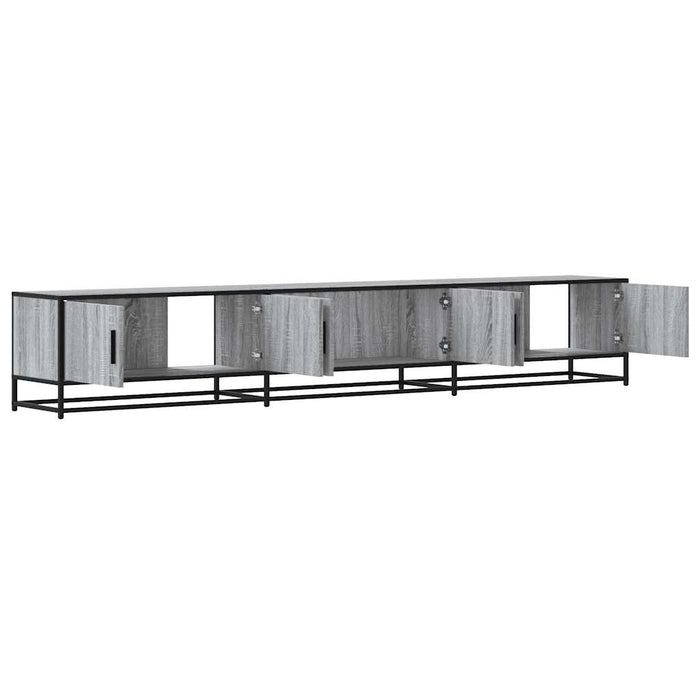 Dulap TV, gri sonoma, 240x35x41 cm, lemn prelucrat - WALTI WALTI