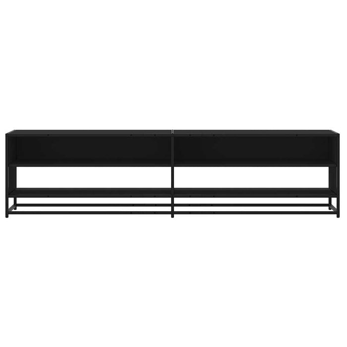 Comodă TV, negru, 180,5x40x46 cm, lemn prelucrat - WALTI WALTI