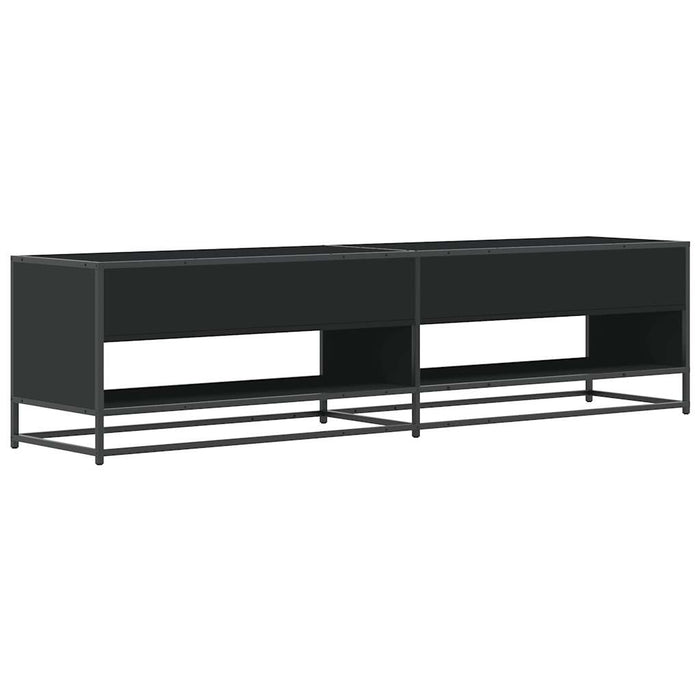 Comodă TV, negru, 180,5x40x46 cm, lemn prelucrat - WALTI WALTI