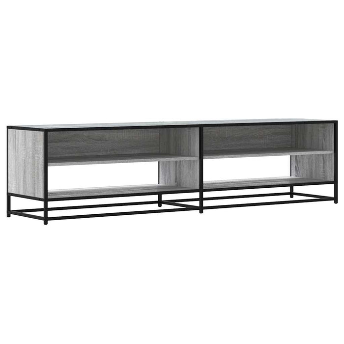 Comodă TV, gri sonoma, 180,5x40x46 cm, lemn compozit - WALTI WALTI