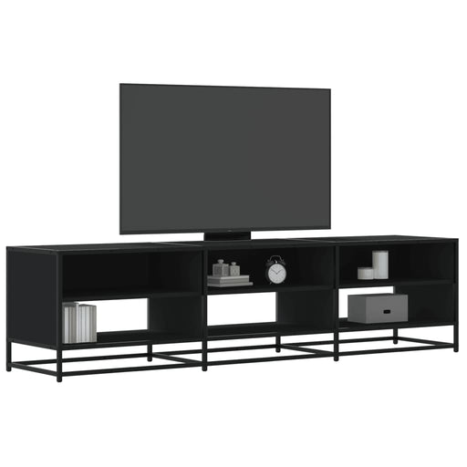 Comodă TV, negru, 180x40x46 cm, lemn prelucrat - WALTI WALTI