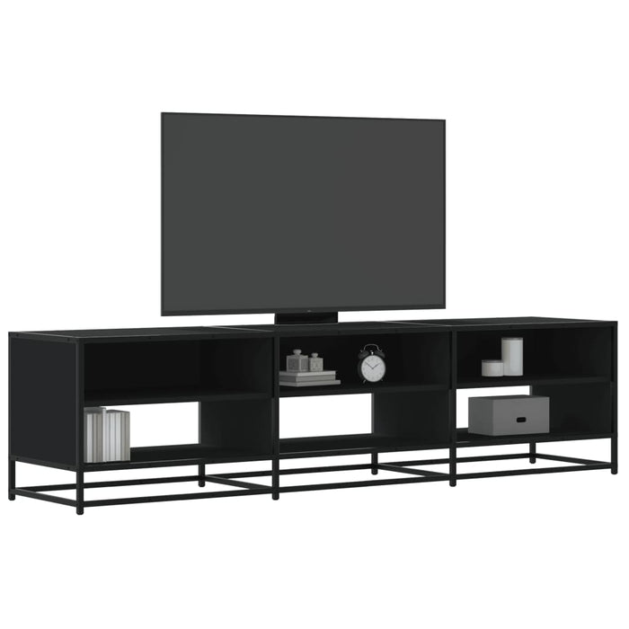 Comodă TV, negru, 180x40x46 cm, lemn prelucrat - WALTI WALTI