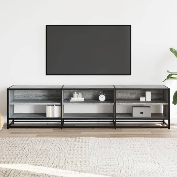 Dulap TV, gri sonoma, 180x40x46 cm, lemn prelucrat - WALTI WALTI