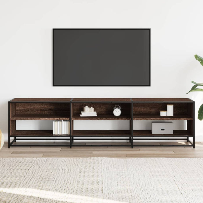Comodă TV, stejar maro, 180x40x46 cm, lemn prelucrat - WALTI WALTI