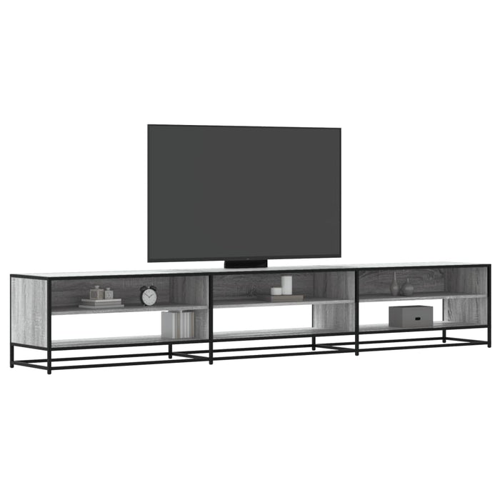 Comodă TV, gri sonoma, 270x40x46 cm, lemn compozit - WALTI WALTI