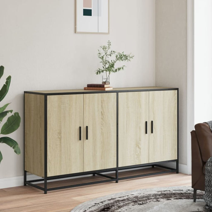 Dulap, stejar sonoma, 134x35x76 cm, lemn prelucrat - WALTI WALTI