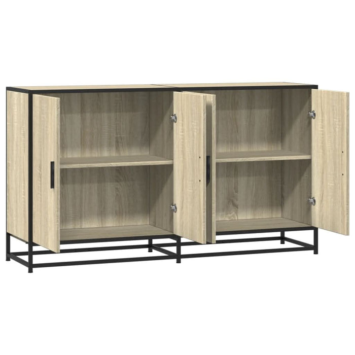 Dulap, stejar sonoma, 134x35x76 cm, lemn prelucrat - WALTI WALTI
