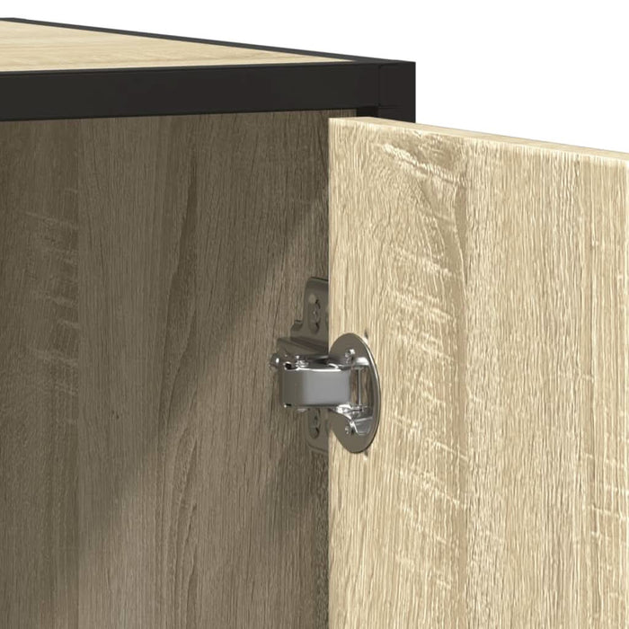 Dulap, stejar sonoma, 134x35x76 cm, lemn prelucrat - WALTI WALTI