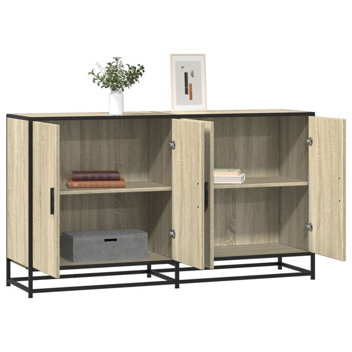Dulap, stejar sonoma, 134x35x76 cm, lemn prelucrat - WALTI WALTI