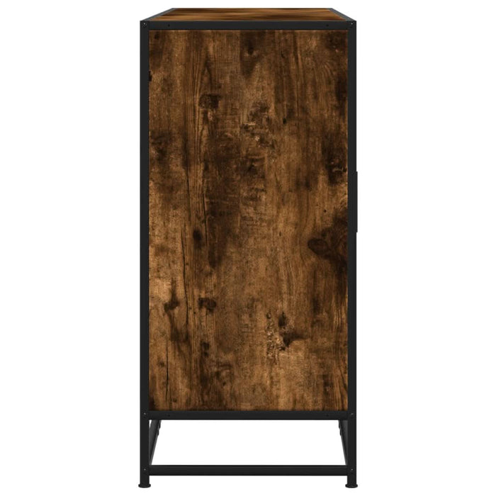 Servantă, stejar afumat, 134x35x76 cm, lemn prelucrat - WALTI WALTI