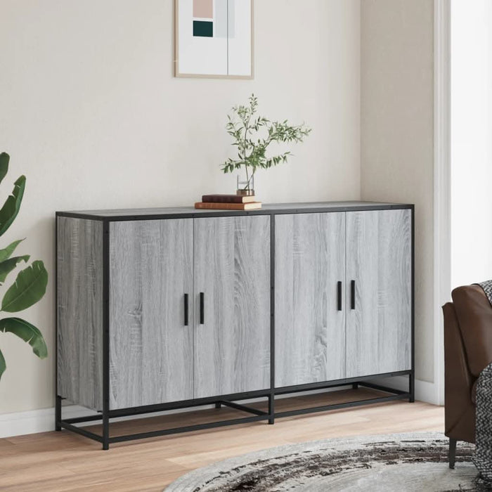 Dulap, gri sonoma, 134x35x76 cm, lemn prelucrat - WALTI WALTI