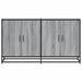 Dulap, gri sonoma, 134x35x76 cm, lemn prelucrat - WALTI WALTI