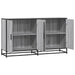 Dulap, gri sonoma, 134x35x76 cm, lemn prelucrat - WALTI WALTI