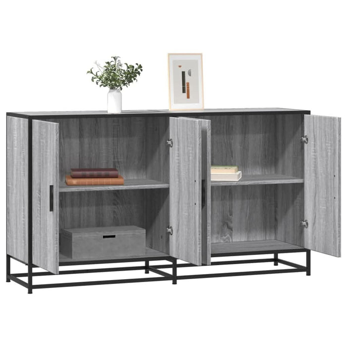 Dulap, gri sonoma, 134x35x76 cm, lemn prelucrat - WALTI WALTI