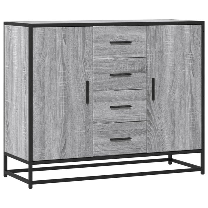 Dulap, gri sonoma, 92x35x76 cm, lemn prelucrat - WALTI WALTI