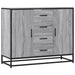 Dulap, gri sonoma, 92x35x76 cm, lemn prelucrat - WALTI WALTI
