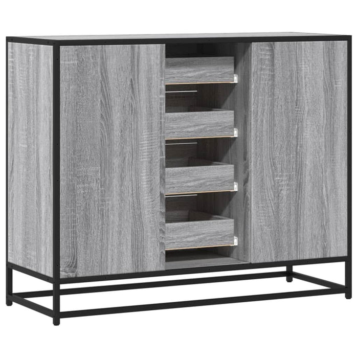 Dulap, gri sonoma, 92x35x76 cm, lemn prelucrat - WALTI WALTI