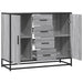 Dulap, gri sonoma, 92x35x76 cm, lemn prelucrat - WALTI WALTI