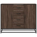 Dulap, stejar maro, 92x35x76 cm, lemn prelucrat - WALTI WALTI