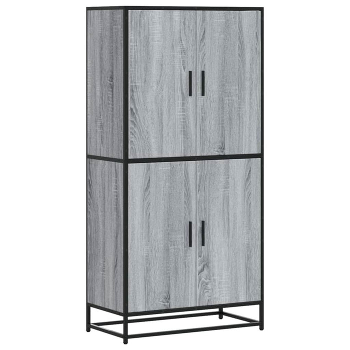 Dulap nalt gri sonoma 68x35x139 cm lemn prelucrat - WALTI WALTI