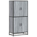 Dulap nalt gri sonoma 68x35x139 cm lemn prelucrat - WALTI WALTI