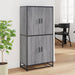 Dulap nalt gri sonoma 68x35x139 cm lemn prelucrat - WALTI WALTI