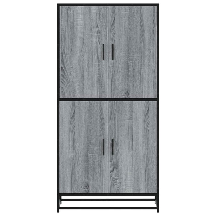 Dulap nalt gri sonoma 68x35x139 cm lemn prelucrat - WALTI WALTI