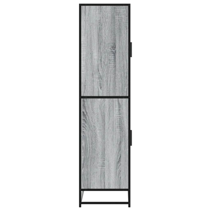 Dulap nalt gri sonoma 68x35x139 cm lemn prelucrat - WALTI WALTI