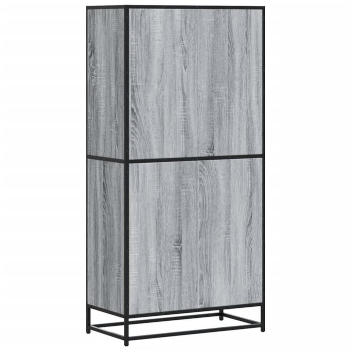 Dulap nalt gri sonoma 68x35x139 cm lemn prelucrat - WALTI WALTI