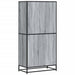 Dulap nalt gri sonoma 68x35x139 cm lemn prelucrat - WALTI WALTI