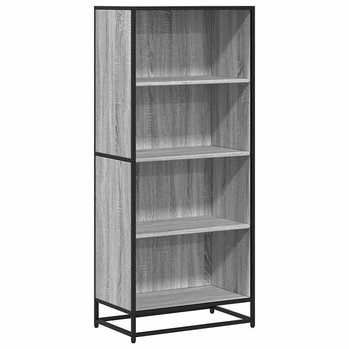 Bibliotecă, gri sonoma, 60x35x139 cm, lemn prelucrat WALTI