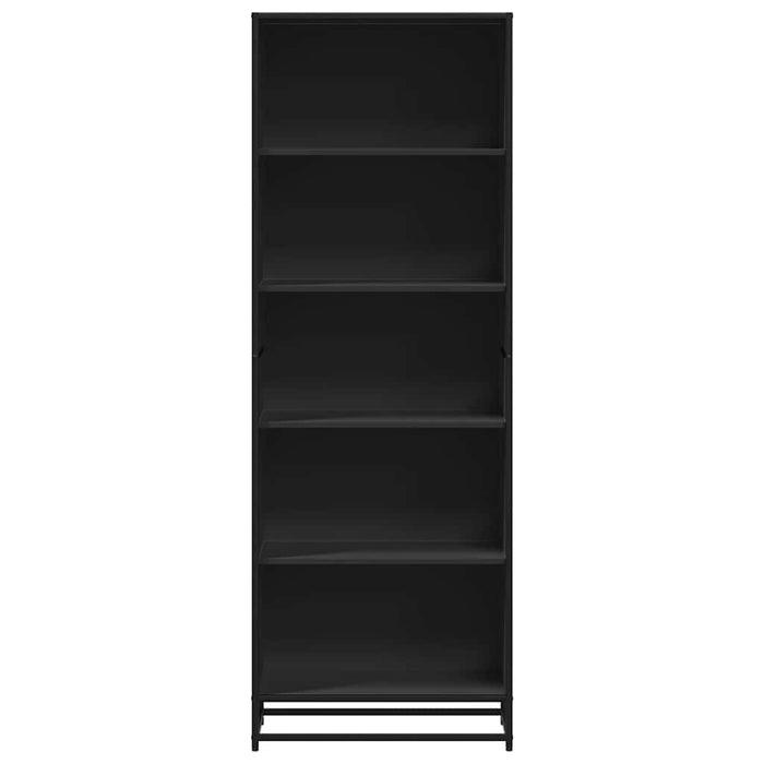 Bibliotecă, negru, 60x35x170,5 cm, lemn prelucrat - WALTI WALTI