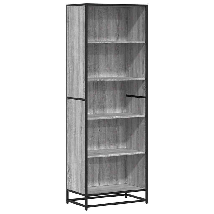 Bibliotecă, gri sonoma, 60x35x170,5 cm, lemn prelucrat - WALTI WALTI