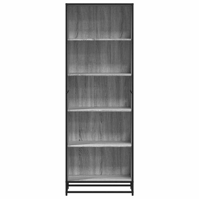 Bibliotecă, gri sonoma, 60x35x170,5 cm, lemn prelucrat - WALTI WALTI