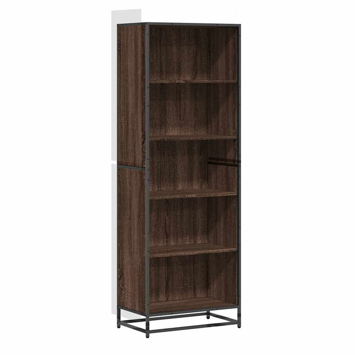 Bibliotecă, stejar maro, 60x35x170,5 cm, lemn prelucrat - WALTI WALTI