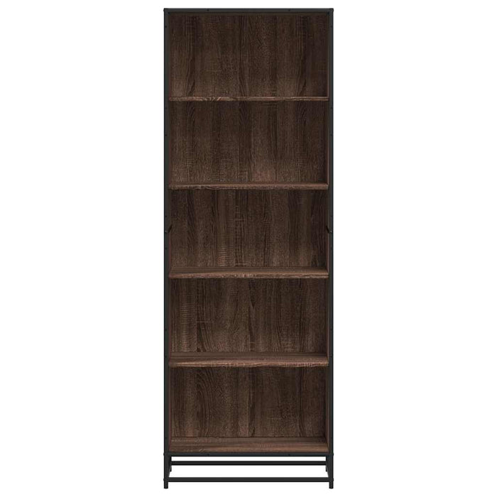 Bibliotecă, stejar maro, 60x35x170,5 cm, lemn prelucrat - WALTI WALTI